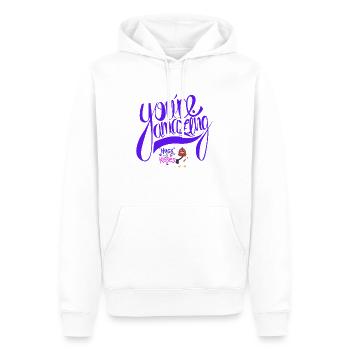 Vous êtes incroyables câlins & baisers - Sweat à capuche Premium bio Homme - blanc - Devant - Nico (187cm)