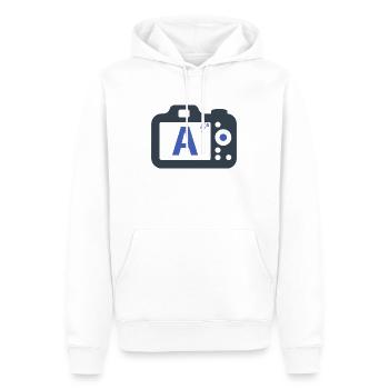 Kamera Automatik Modus - Männer Premium Bio Hoodie - Weiß - Vorne - Nico (187cm)