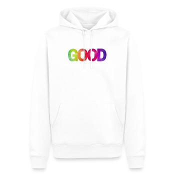 Good - Men’s Premium Organic Hoodie - white - Front - Nico (187cm)
