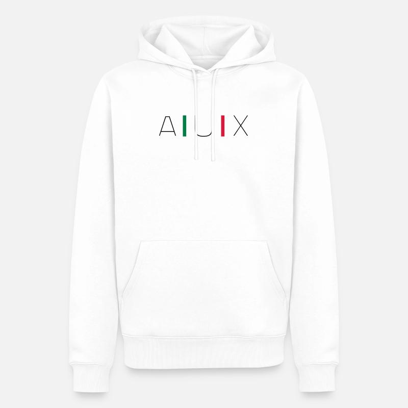 AUX Augsburg - Männer Premium Bio Hoodie - Weiß
