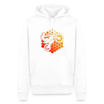 Motocross Dirt Biker Freestyle Motocross - Männer Premium Bio Hoodie - Weiß - Vorne - Nico (187cm)