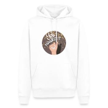 You nailed it! You did it! - Men’s Premium Organic Hoodie - white - Front - Nico (187cm)