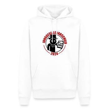 Junggesellenabschied 2024 Bier - Männer Premium Bio Hoodie - Weiß - Vorne - Nico (187cm)