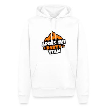 Apres Ski Party Team - Männer Premium Bio Hoodie - Weiß - Vorne - Nico (187cm)