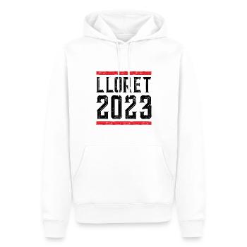 Lloret De Mar 2023 - Männer Premium Bio Hoodie - Weiß - Vorne - Nico (187cm)