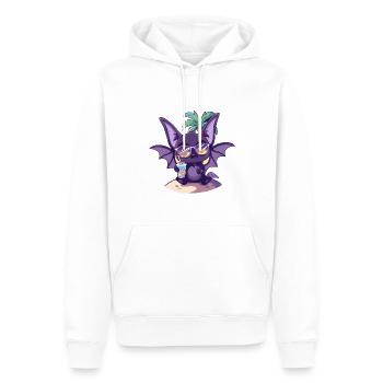 Bat Summer Beach Vacation - Men’s Premium Organic Hoodie - white - Front - Nico (187cm)