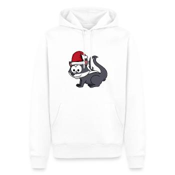 Stinker Comic Weihnachten - Männer Premium Bio Hoodie - Weiß - Vorne - Nico (187cm)