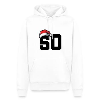 50 Number Christmas - Men’s Premium Organic Hoodie - white - Front - Nico (187cm)