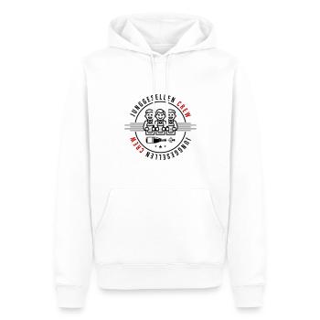 Enterrement de vie de garçon Crew Groom Enterrement de vie de garçon - Sweat à capuche Premium bio Homme - blanc - Devant - Nico (187cm)