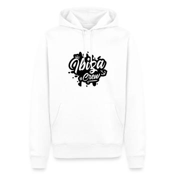 Ibiza Équipage - Sweat à capuche Premium bio Homme - blanc - Devant - Nico (187cm)