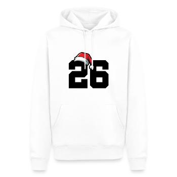 26 Zahl Weihnachten - Männer Premium Bio Hoodie - Weiß - Vorne - Nico (187cm)