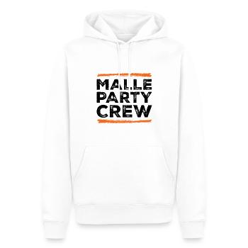 Malle Party Crew - Männer Premium Bio Hoodie - Weiß - Vorne - Nico (187cm)
