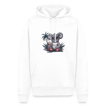 Koala Sommer Strand Urlaub - Männer Premium Bio Hoodie - Weiß - Vorne - Nico (187cm)