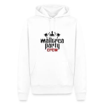 Mallorca Party Crew - Männer Premium Bio Hoodie - Weiß - Vorne - Nico (187cm)