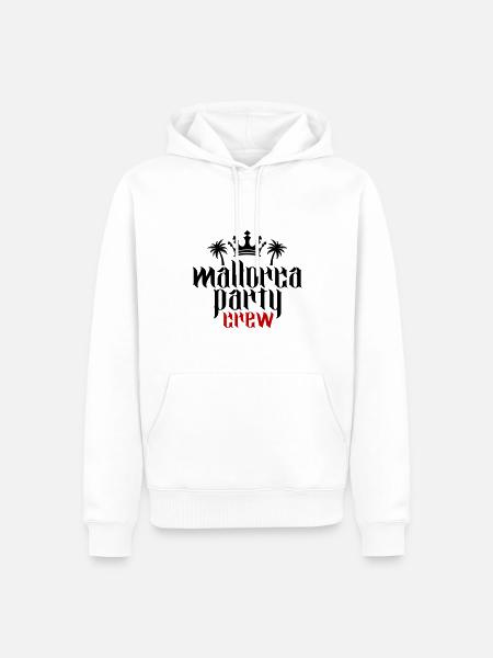 Mallorca Party Crew - Männer Premium Bio Hoodie - Weiß