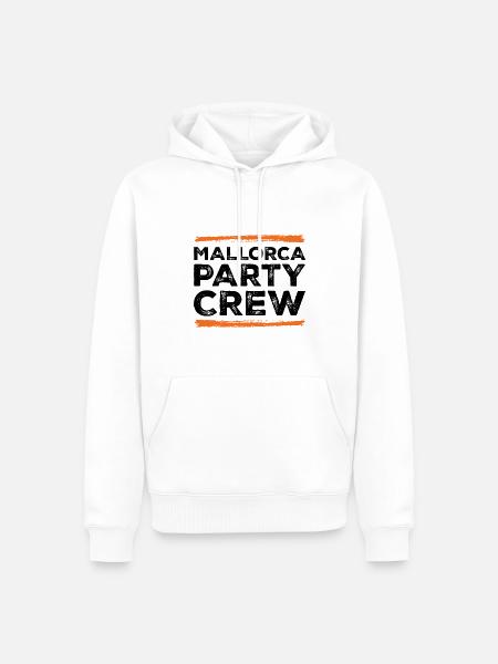Mallorca Party Crew - Männer Premium Bio Hoodie - Weiß
