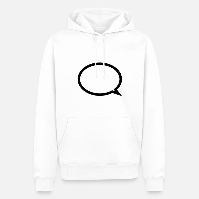 Ballon - Sweat à capuche Premium bio Homme - blanc