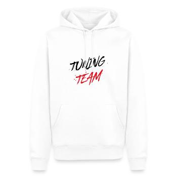 Équipe de tuning - Sweat à capuche Premium bio Homme - blanc - Devant - Nico (187cm)