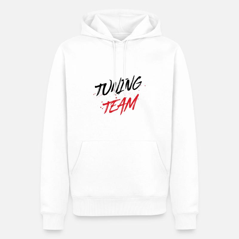 Équipe de tuning - Sweat à capuche Premium bio Homme - blanc