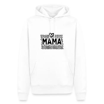 Mama - Männer Premium Bio Hoodie - Weiß - Vorne - Nico (187cm)