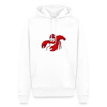 Lobster Comic Christmas - Sweat à capuche Premium bio Homme - blanc - Devant - Nico (187cm)