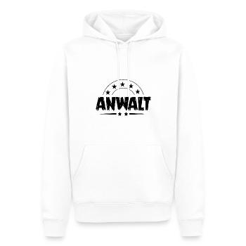Anwalt Beruf - Männer Premium Bio Hoodie - Weiß - Vorne - Nico (187cm)