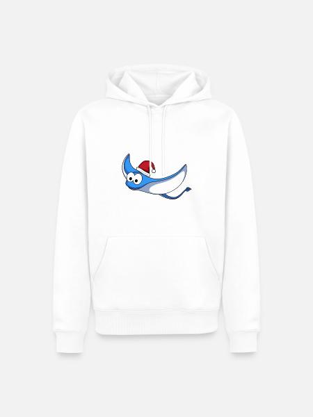 Ray Comic Christmas - Men’s Premium Organic Hoodie - white