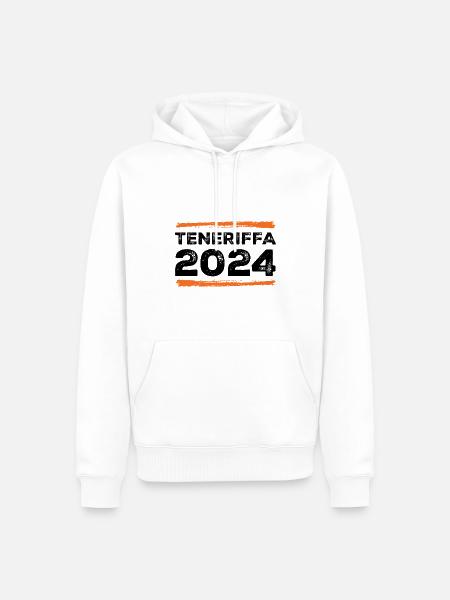 Tenerife 2024 Saying - Men’s Premium Organic Hoodie - white
