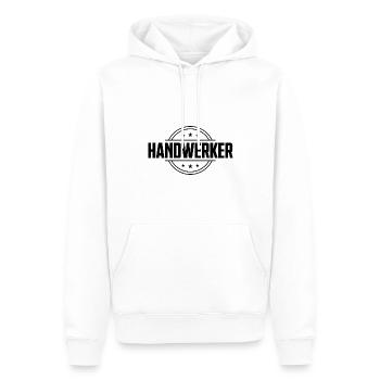 Handwerker Beruf - Männer Premium Bio Hoodie - Weiß - Vorne - Nico (187cm)
