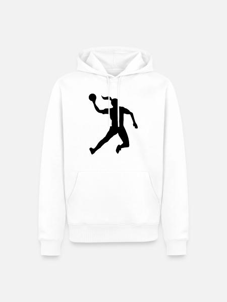 Handball female eu - Men’s Premium Organic Hoodie - white