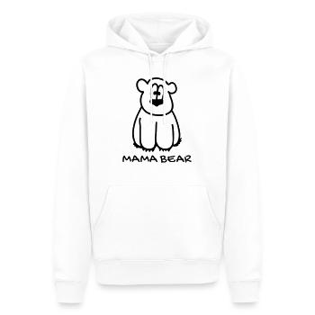 Mama bear - Männer Premium Bio Hoodie - Weiß - Vorne - Nico (187cm)