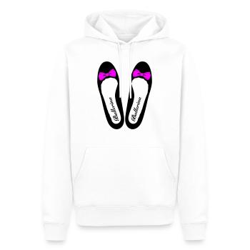 Ballerina 3 - Männer Premium Bio Hoodie - Weiß - Vorne - Nico (187cm)