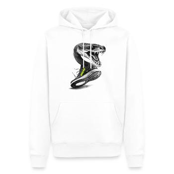 snake - Männer Premium Bio Hoodie - Weiß - Vorne - Nico (187cm)