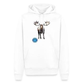 Schweden Schweden Elch bestes Tier Geweih Hirsch Hirsch - Männer Premium Bio Hoodie - Weiß - Vorne - Nico (187cm)