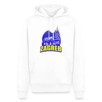 Zagreb Kroatien hrvatska hrv hrv travel tourist croat - Männer Premium Bio Hoodie - Weiß - Vorne - Nico (187cm)