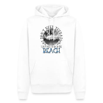 summer lake nature flora art pool sea beach love - Men’s Premium Organic Hoodie - white - Front - Nico (187cm)