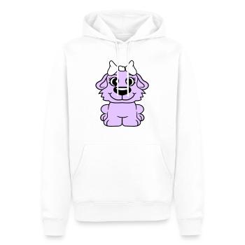 Hund Mädchen Hübsch Schleife Weiblich Frau Girl - Männer Premium Bio Hoodie - Weiß - Vorne - Nico (187cm)
