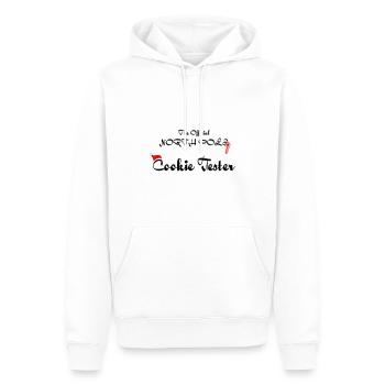Offizieller Kekstester - Männer Premium Bio Hoodie - Weiß - Vorne - Nico (187cm)