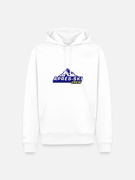 Apres Ski Crew - Männer Premium Bio Hoodie - Weiß