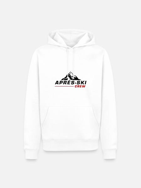 Apres Ski Crew - Männer Premium Bio Hoodie - Weiß
