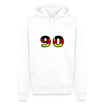 90 Number Germany Jersey - Men’s Premium Organic Hoodie - white - Front - Nico (187cm)