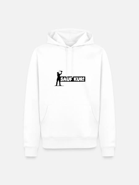 Sauf Kur Party - Men’s Premium Organic Hoodie - white