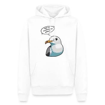 Fish Rolls - Seagull North Sea Maritime - Men’s Premium Organic Hoodie - white - Front - Nico (187cm)