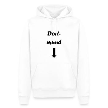dortmund - Männer Premium Bio Hoodie - Weiß - Vorne - Nico (187cm)