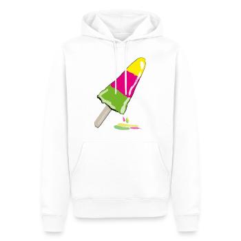 Eis am Stiel - Männer Premium Bio Hoodie - Weiß - Vorne - Nico (187cm)