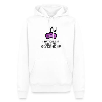 Gamerin Gamer Gaming - Sweat à capuche Premium bio Homme - blanc - Devant - Nico (187cm)