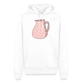 Kanne - Männer Premium Bio Hoodie - Weiß - Vorne - Nico (187cm)