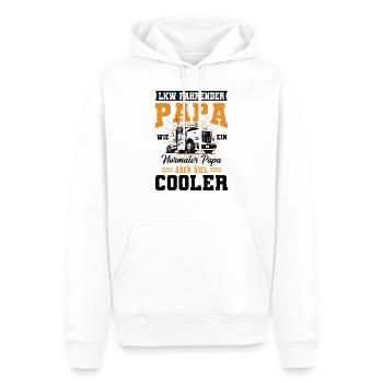 LKW Fahrer - Männer Premium Bio Hoodie - Weiß - Vorne - Nico (187cm)