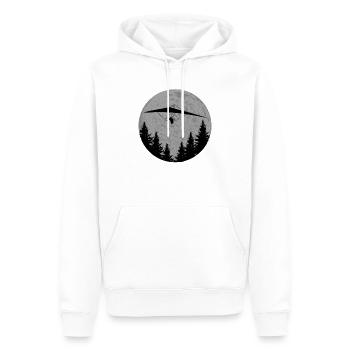 Drachenflieger - Männer Premium Bio Hoodie - Weiß - Vorne - Nico (187cm)