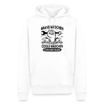 Kfz Mechanikerin - Männer Premium Bio Hoodie - Weiß - Vorne - Nico (187cm)